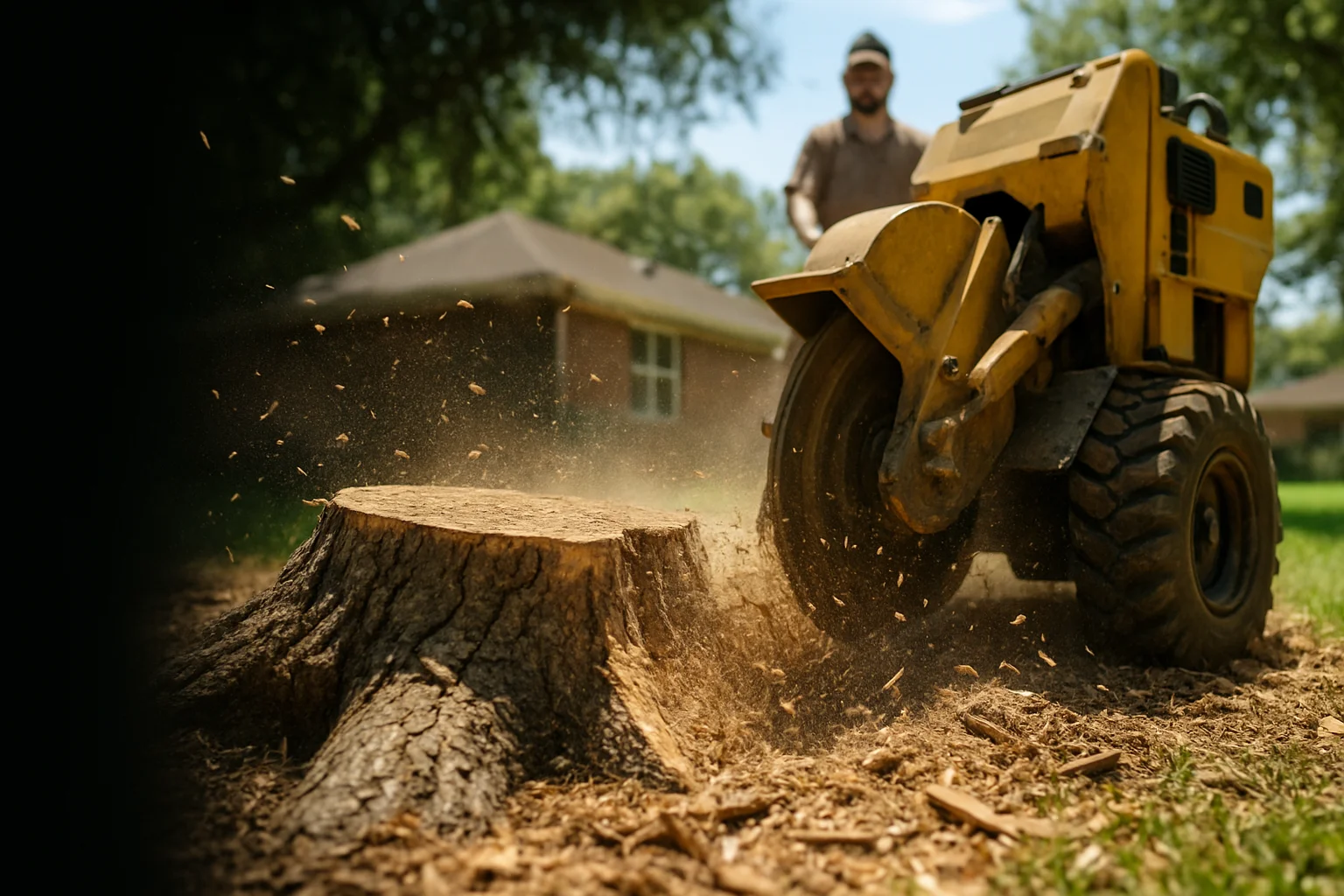 Oak Tree Stump Removal in Houston, TX